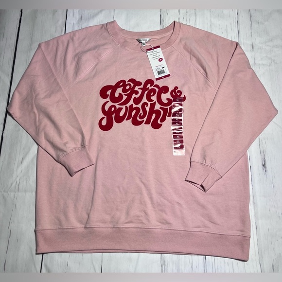 Wildfox Coffee & Sunshine Statement Sweatshirt - Picture 2 of 4